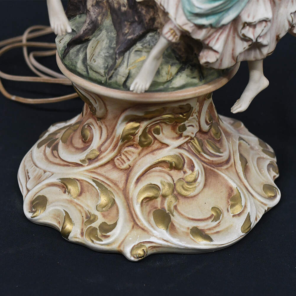 Capodimonte-Style Italian Porcelain Table Lamp-8