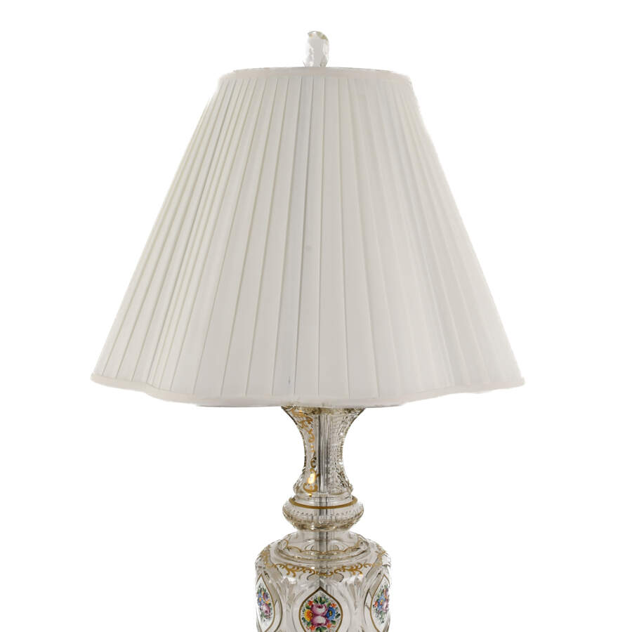 Pair of Italian Hand-Painted Table Lamps-4