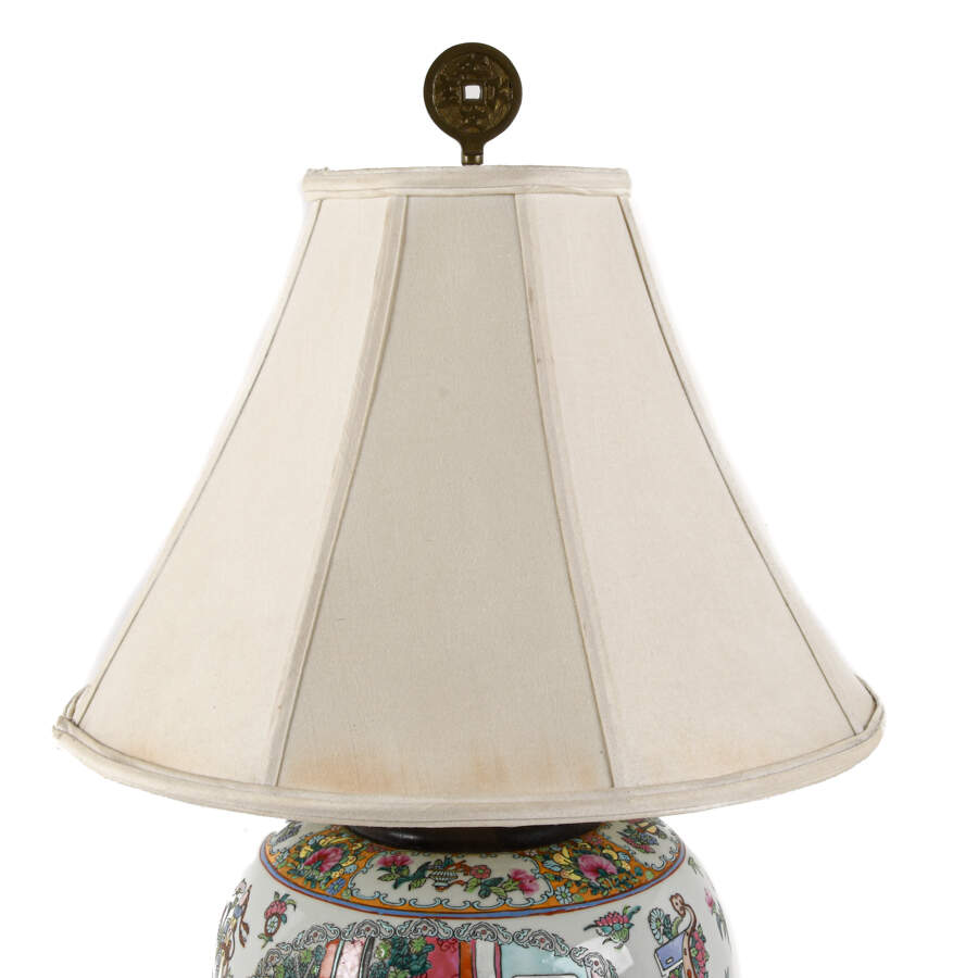 Chinese Rose Verte Table Lamp-3
