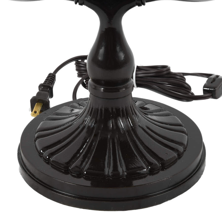 Tiffany-Style Stained-Glass Harp Desk Lamp-4