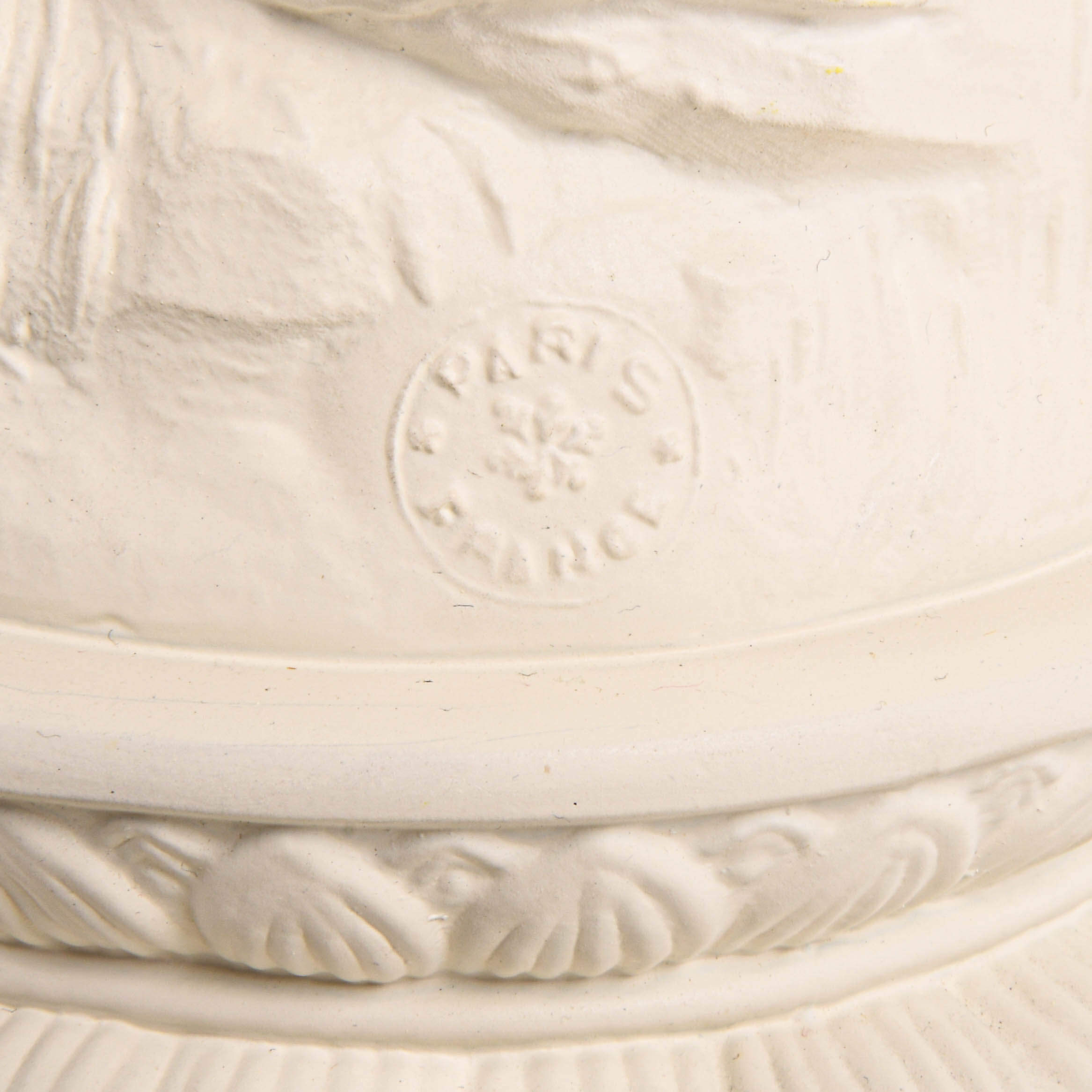 Pair of French Spelter Muse Statue Table Lamps After Moreau-7