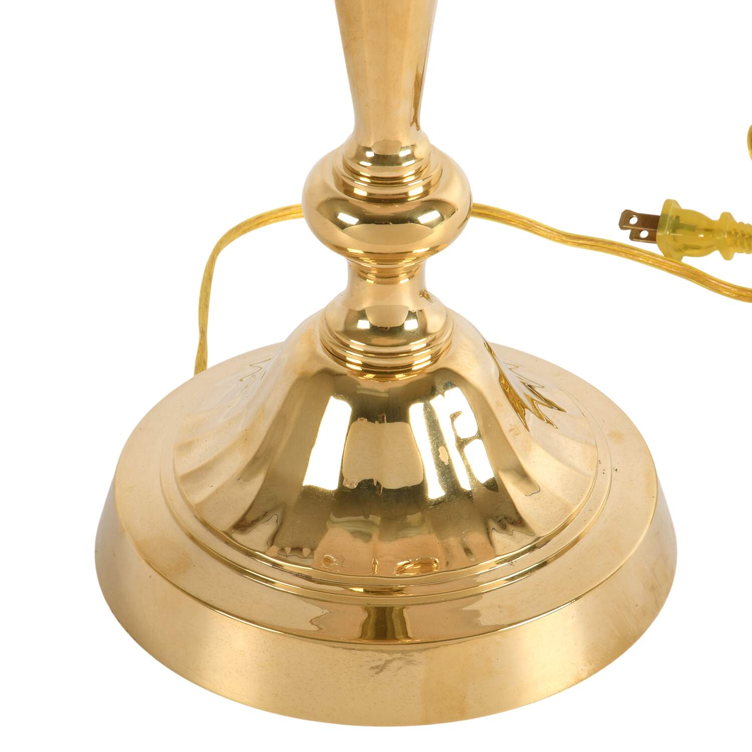 Crystal and Brass Table Lamp-9