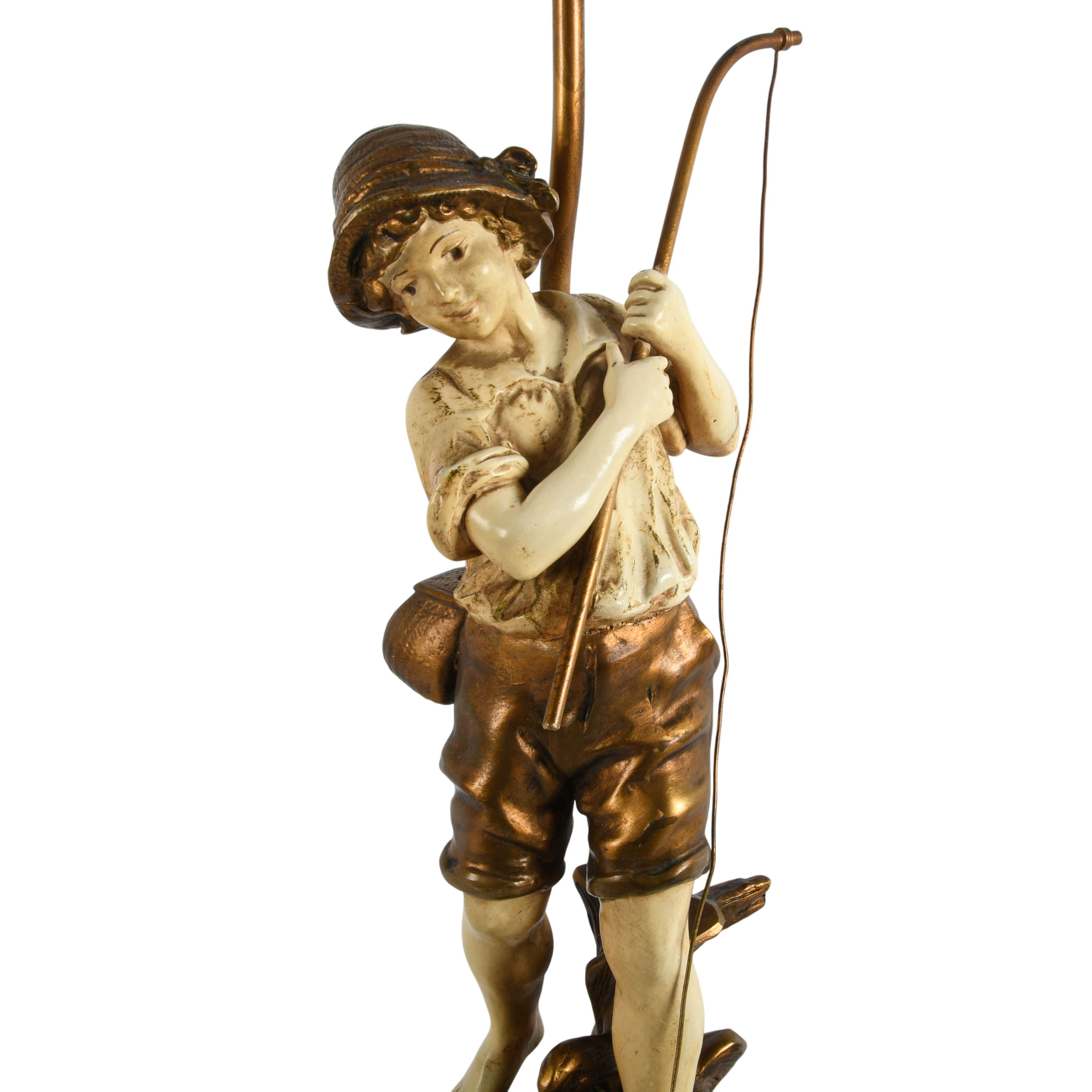 Pair of Louis & François Moreau Figural Table Lamps-7