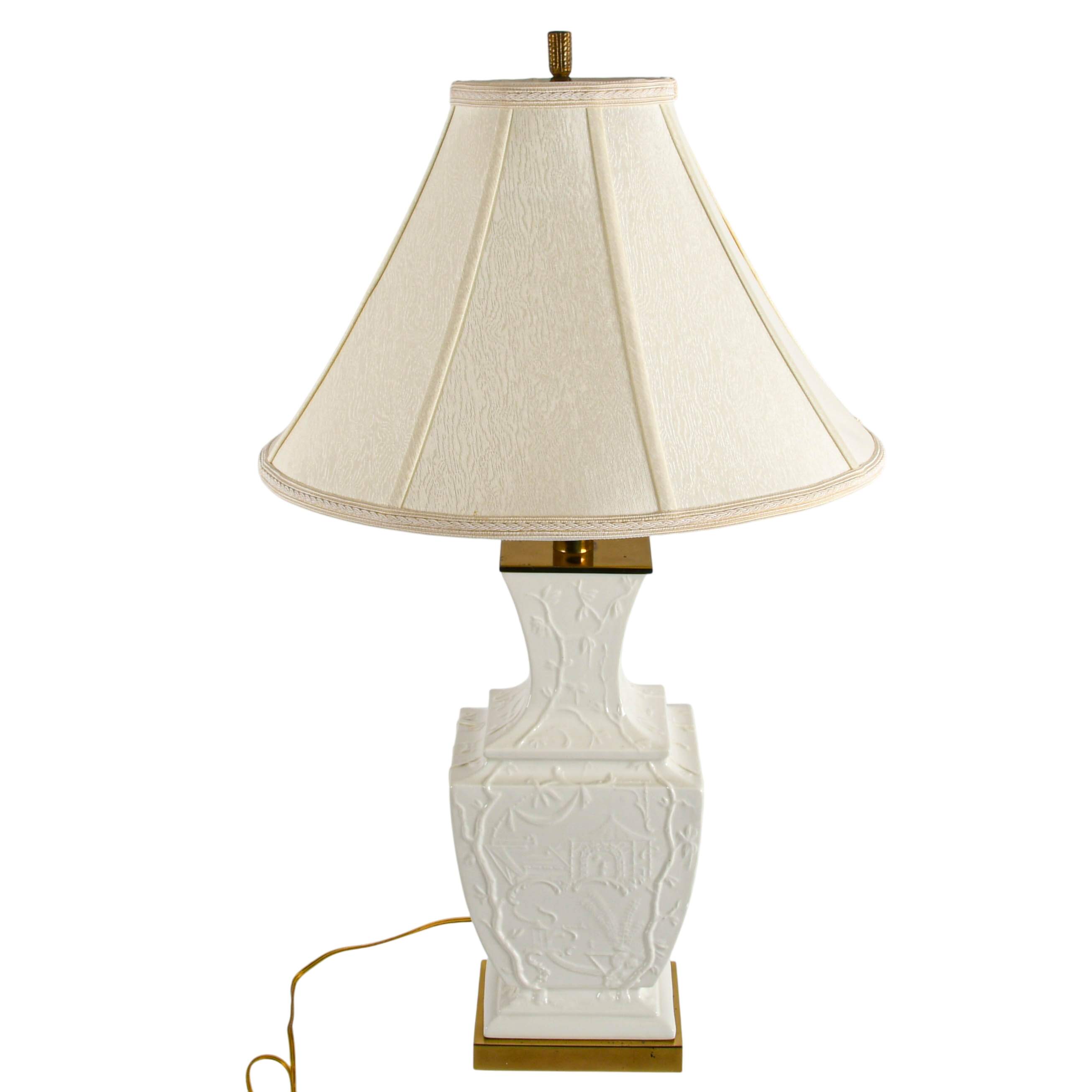 Paul Hanson Chinoiserie Blanc de Chine Table Lamp-3
