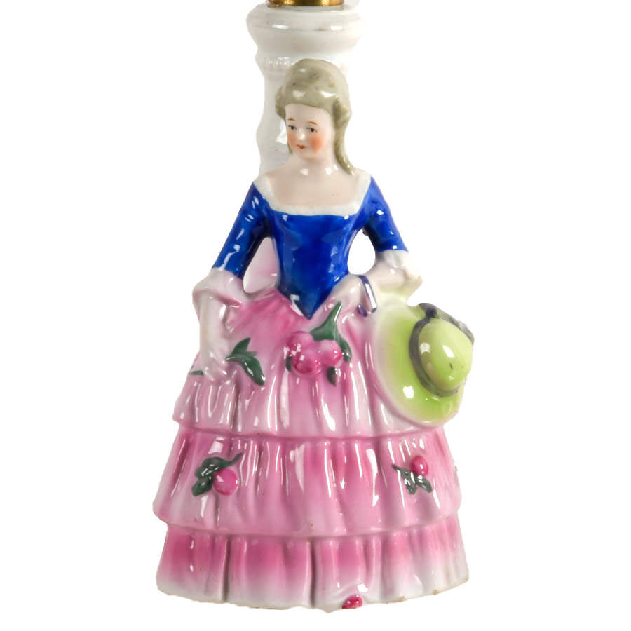 Antique German Figural Boudoir Lamp-3