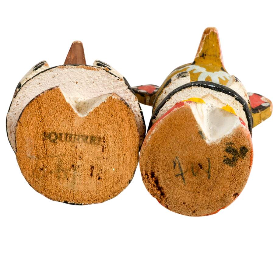 Four Miniature Hand-Carved Kachina Dolls-5