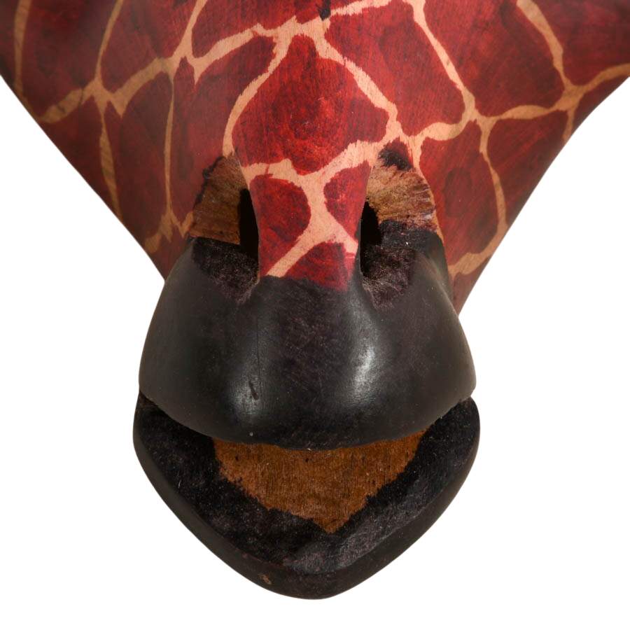 Pair of Hand-Carved Wooden Savanna Animals-9
