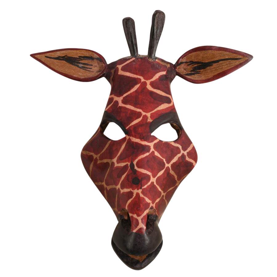 Pair of Hand-Carved Wooden Savanna Animals-8