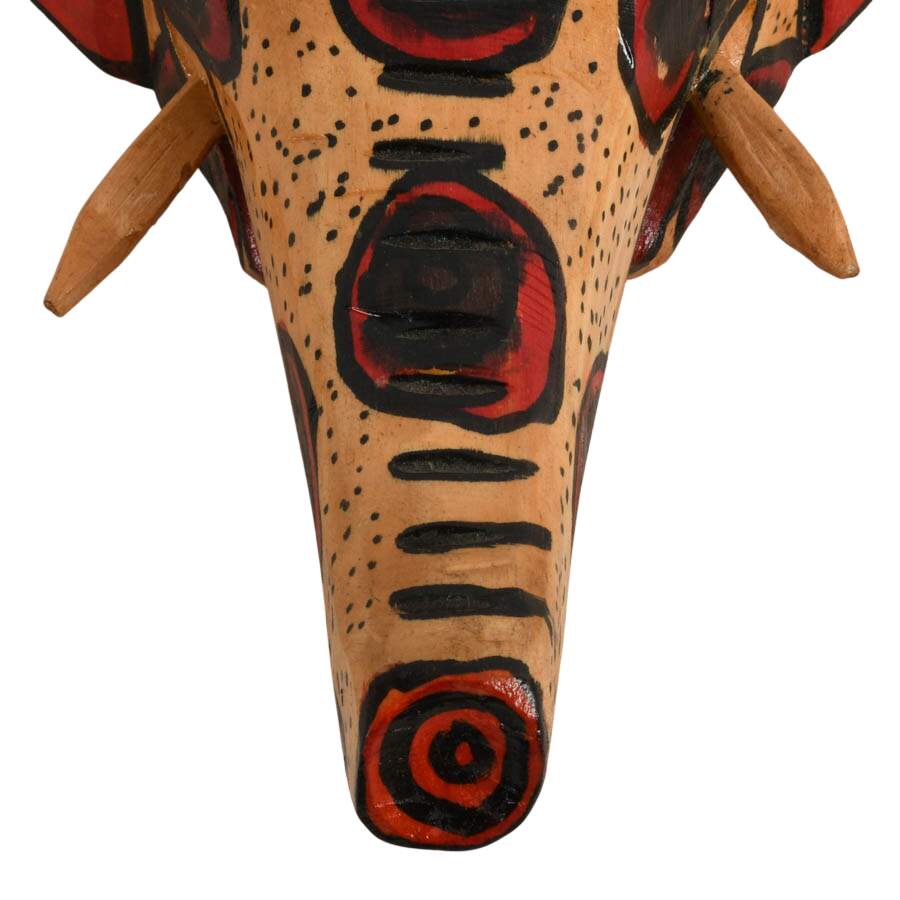 Pair of Hand-Carved Wooden Savanna Animals-5