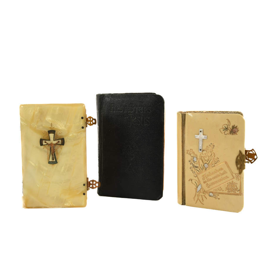 Set of Three First Communion Prayer Books-1