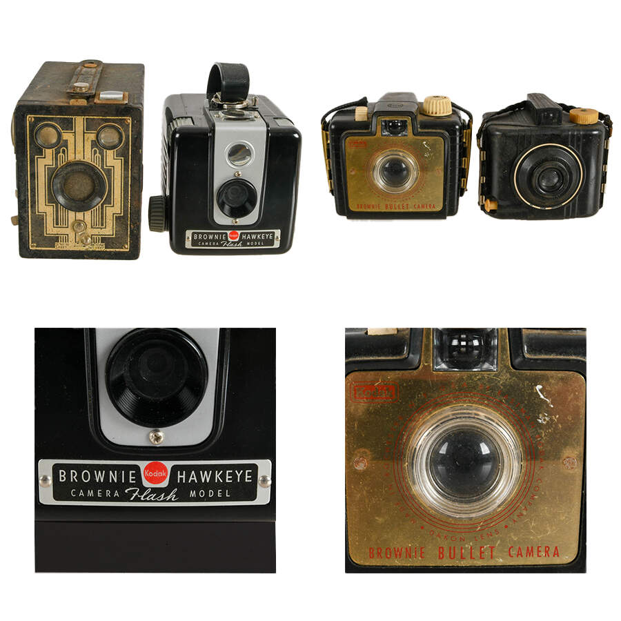 Four-Piece Kodak Brownie Cameras-4