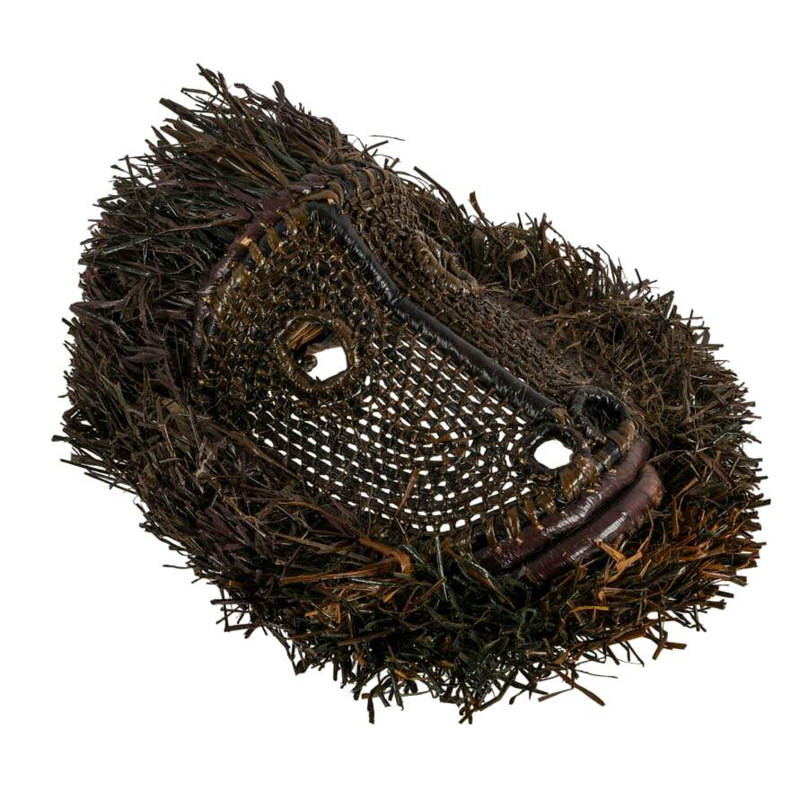 Hand-Woven Howler Monkey Mask from Emberá Tribe-4