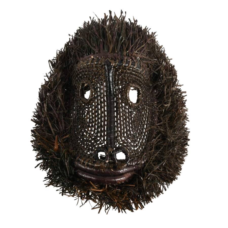 Hand-Woven Howler Monkey Mask from Emberá Tribe-1