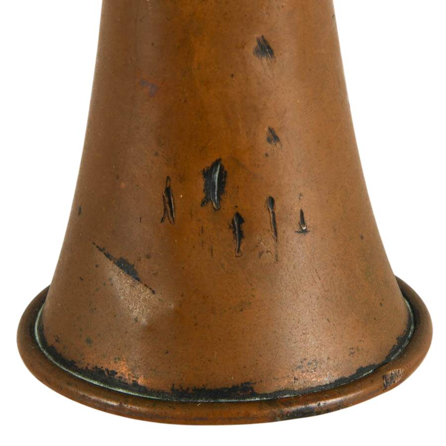 Antique Victorian Brass and Copper Hunting Horn-7