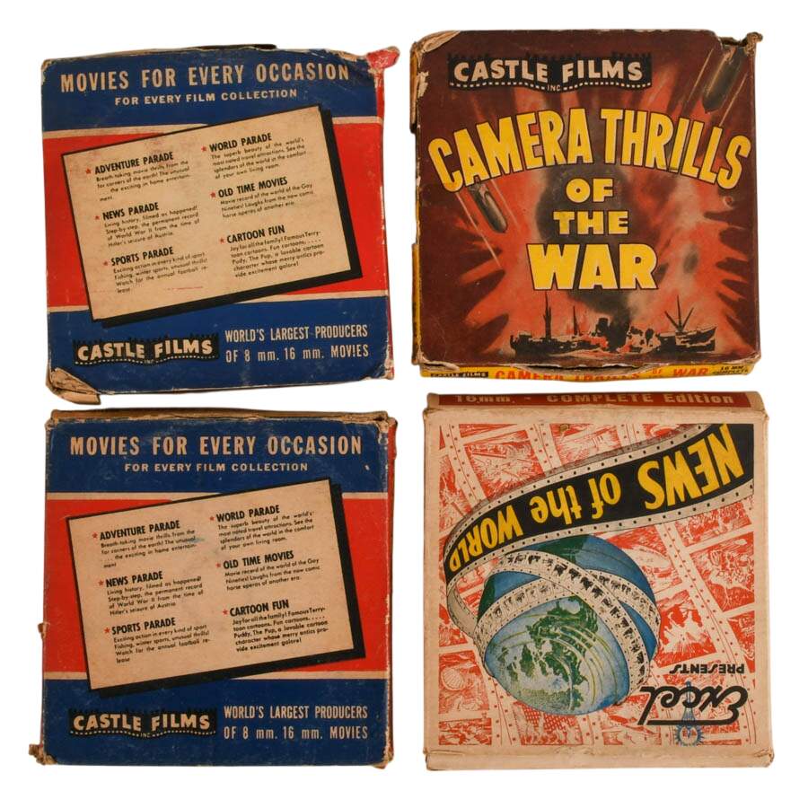 Four World War II 8mm Film Set-2