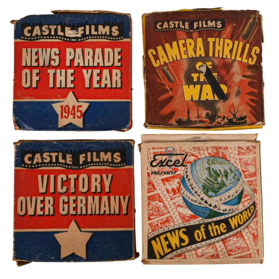 Four World War II 8mm Film Set-1