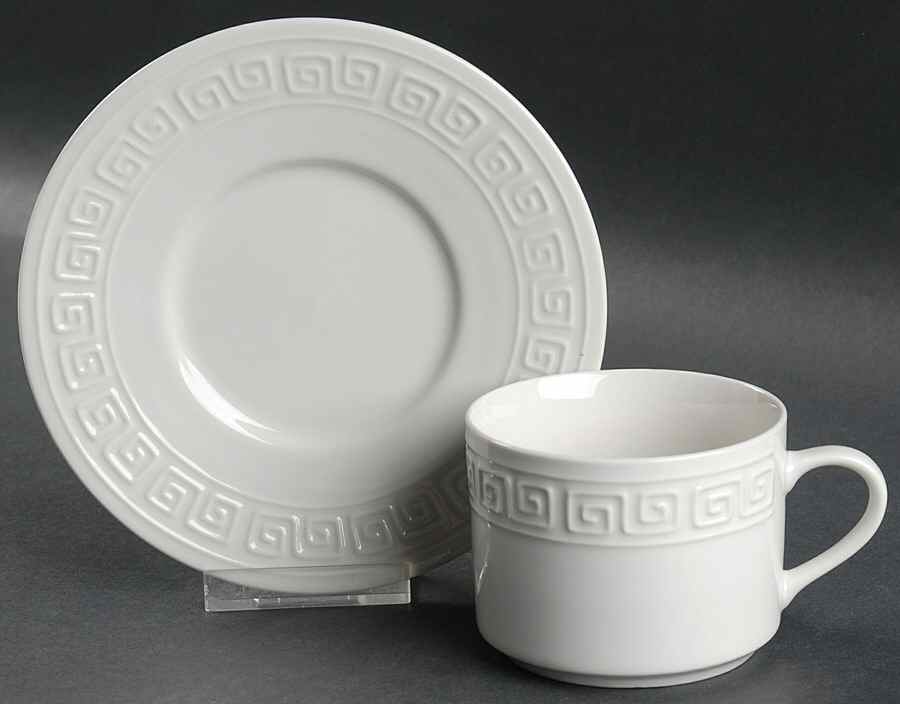 Athena (7002) Flat Cup & Saucer Set by American Atelier-1