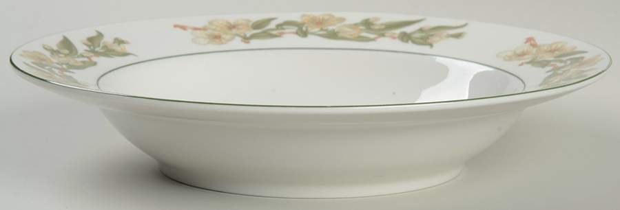 Blossom Breeze (Rim, Stoneware) Rim Soup Bowl by American Atelier-1