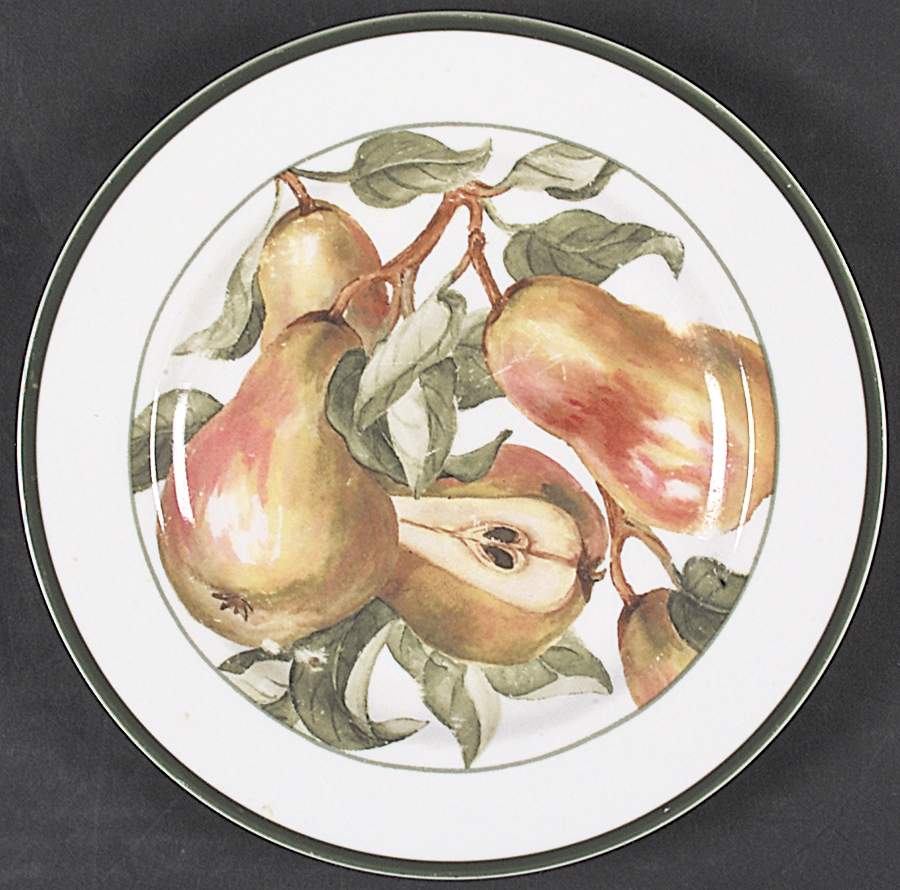 Blossom Breeze (Rim, Stoneware) Salad/Dessert Plate by American Atelier-1