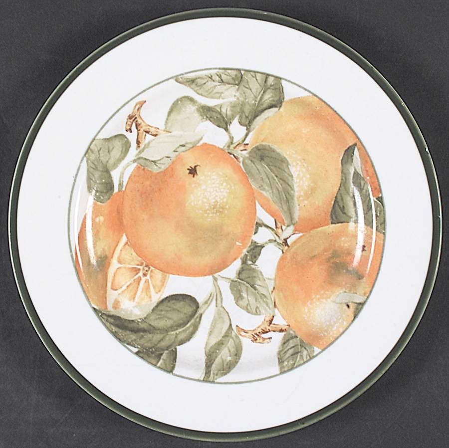 Blossom Breeze (Rim, Stoneware) Salad/Dessert Plate by American Atelier-1