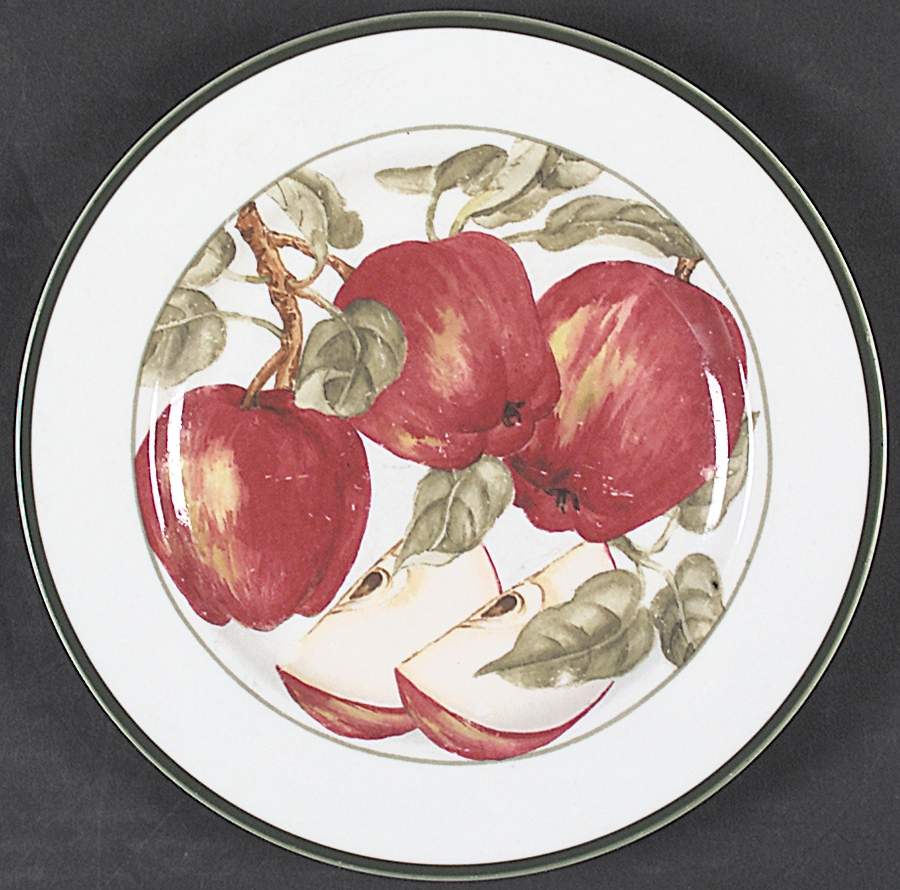 Blossom Breeze (Rim, Stoneware) Salad/Dessert Plate by American Atelier-1