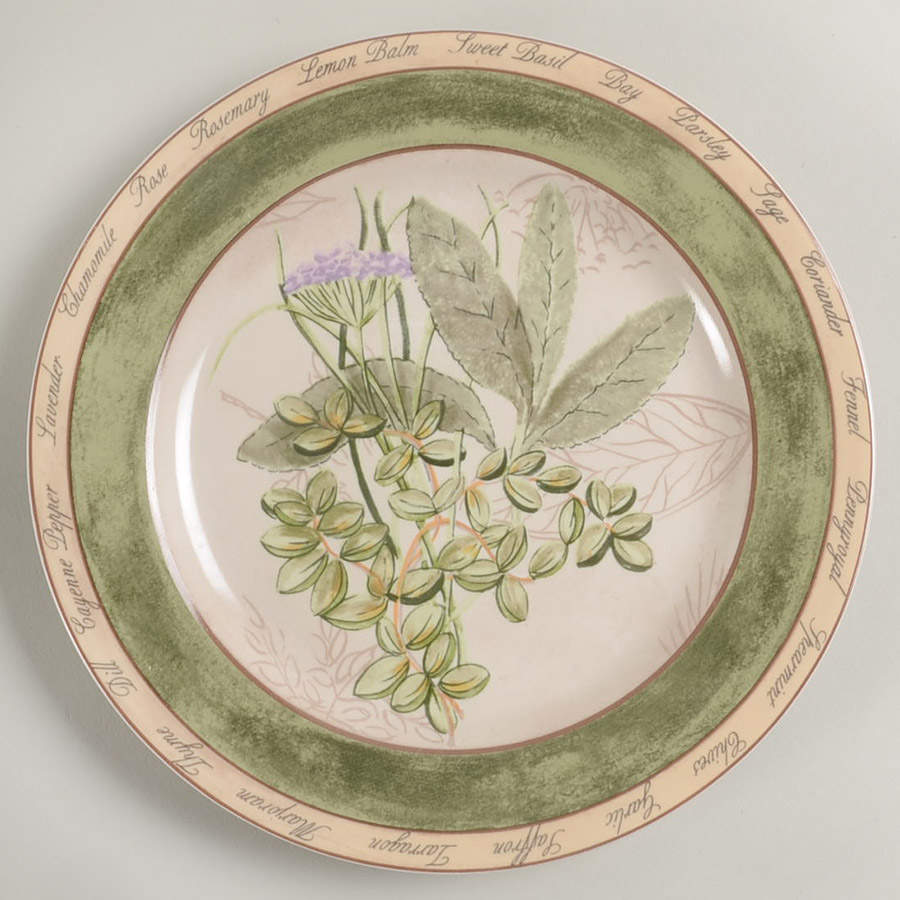 Bouquet Garni Salad/Dessert Plate by American Atelier-1