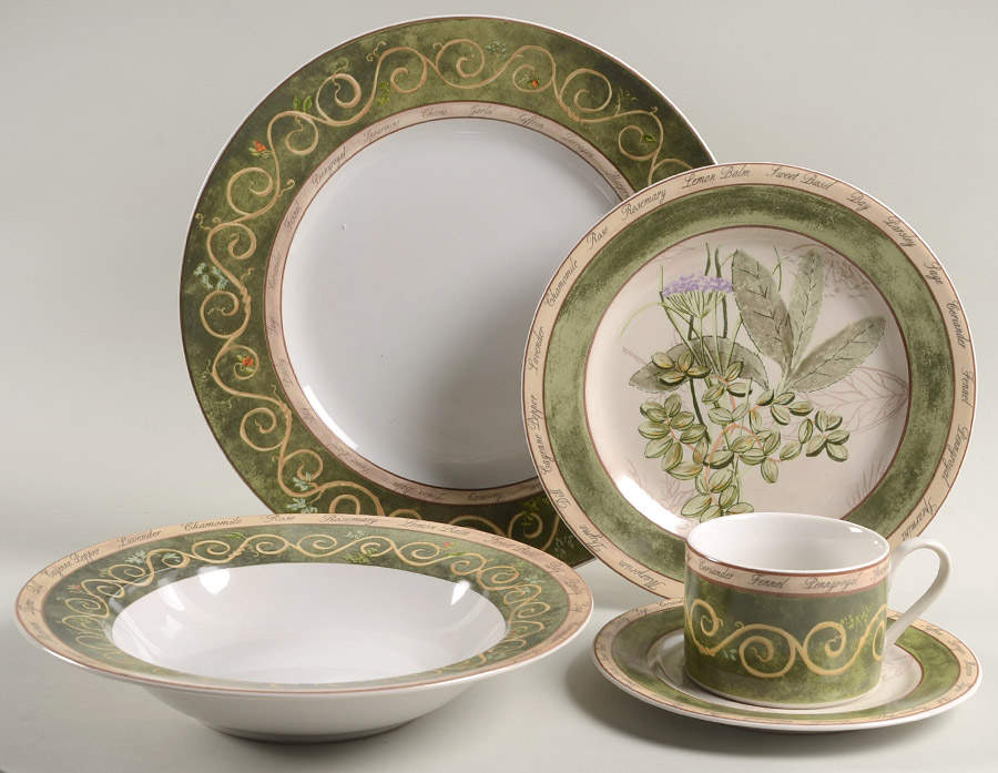 Bouquet Garni 5 Piece Place Setting by American Atelier-1