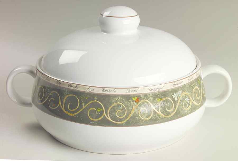 Bouquet Garni 2.5 Qt Round Covered Casserole by American Atelier-1