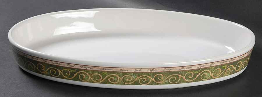 Bouquet Garni 13" Oval Baker by American Atelier-1