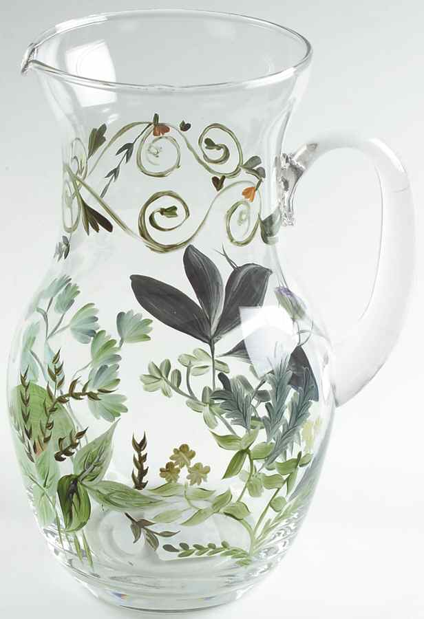 Bouquet Garni 72 Oz Glassware Pitcher by American Atelier-1