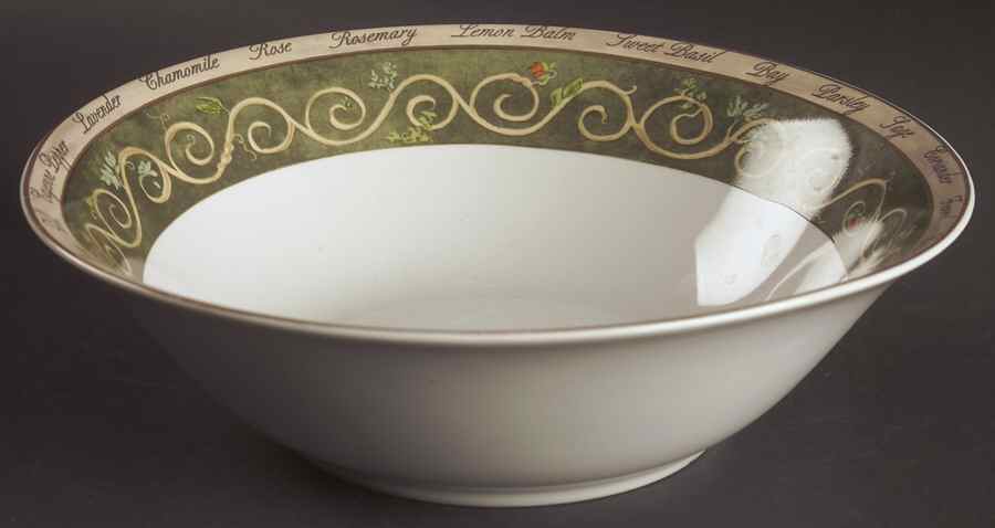 Bouquet Garni 9" Round Vegetable Bowl by American Atelier-1