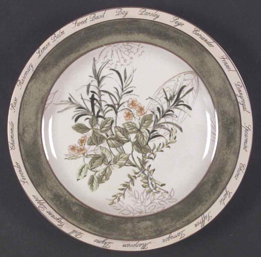 Bouquet Garni Salad/Dessert Plate by American Atelier-1