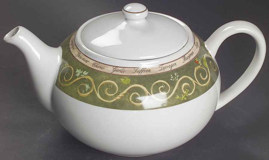 Bouquet Garni Teapot & Lid by American Atelier-1