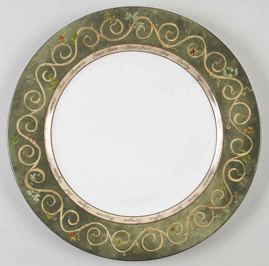 Bouquet Garni 12" Chop Plate (Round Platter) by American Atelier-1