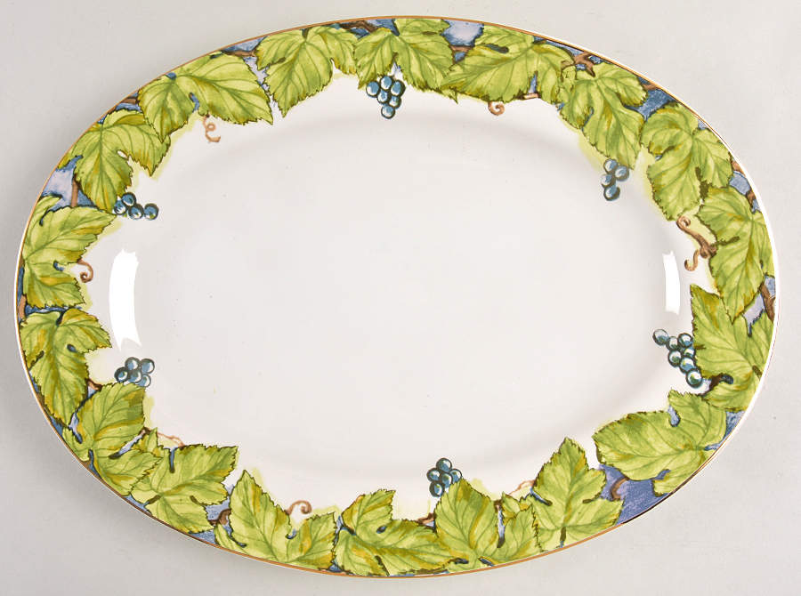 Bordeaux 14" Oval Serving Platter by American Atelier-1