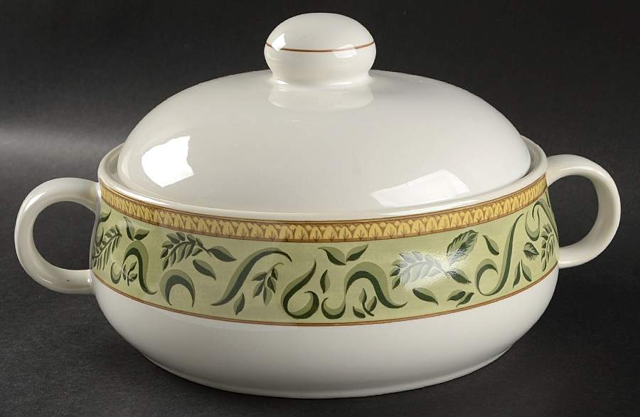 Botanical 2 Qt Round Covered Casserole by American Atelier-1