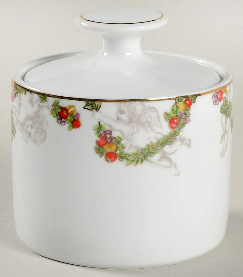 Cherubine Sugar Bowl & Lid by American Atelier-1