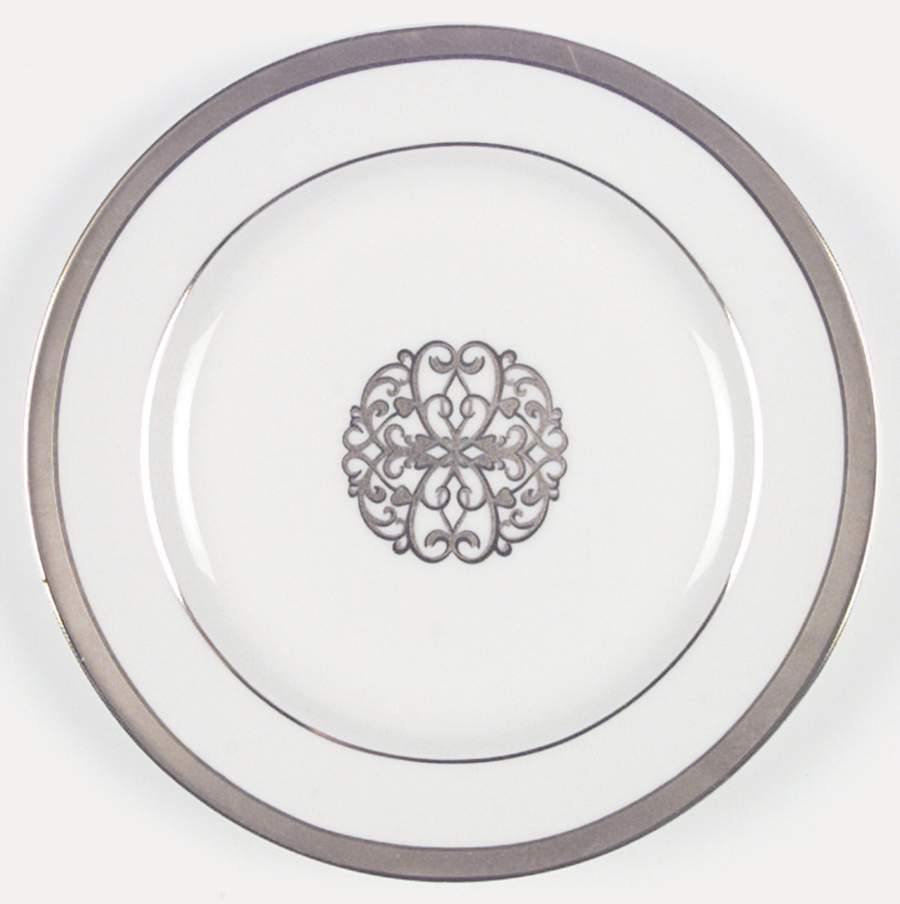 Florentine Gold Scroll Salad Plate by American Atelier-1