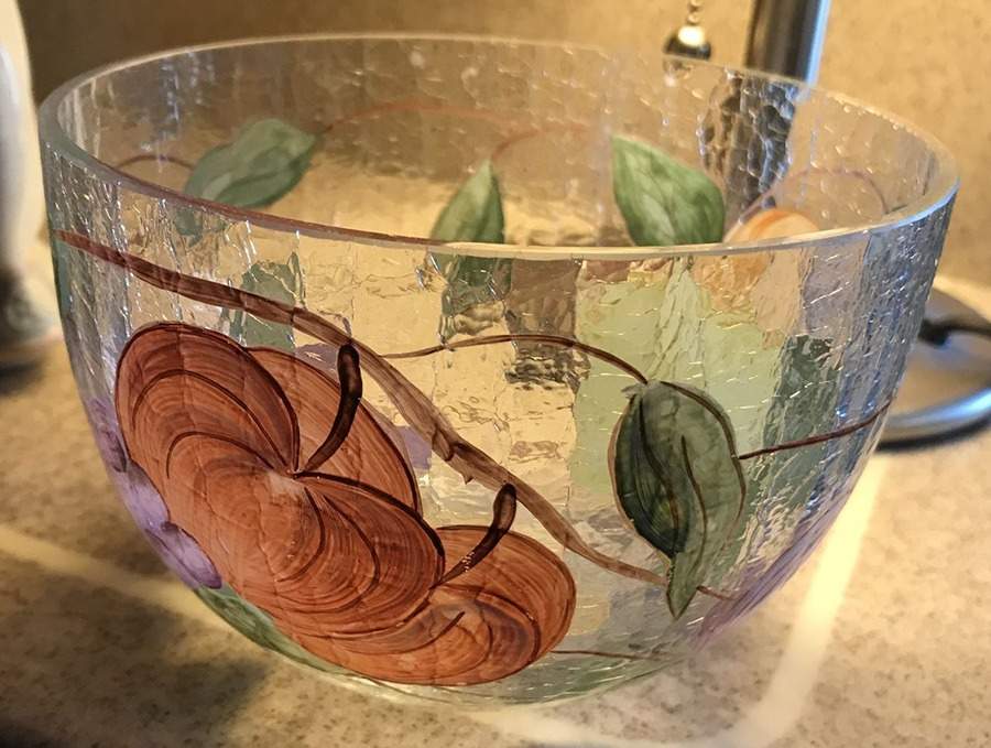 Pompeii Fruit Glassware Individual Salad Bowl by American Atelier-1