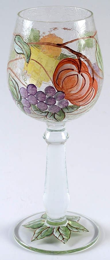 Pompeii Fruit Glassware Wine by American Atelier-1