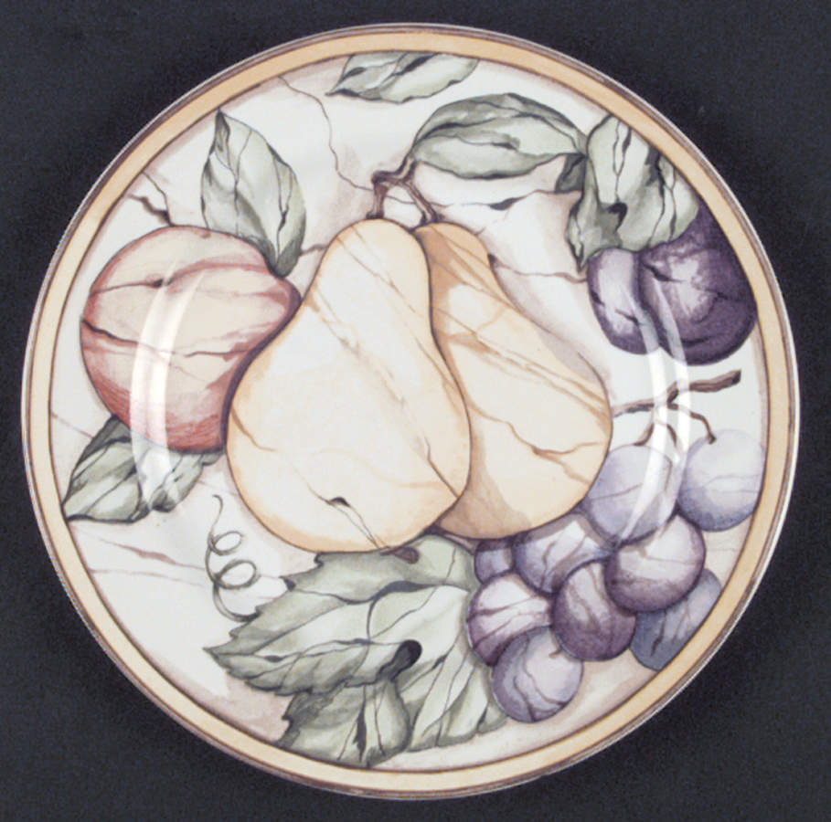 Pompeii Fruit Salad/Dessert Plate by American Atelier-1