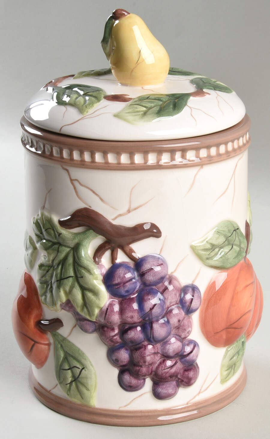 Pompeii Fruit Small Canister & Lid by American Atelier-1