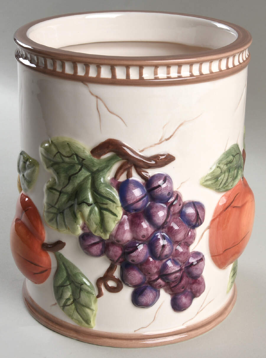 Pompeii Fruit Medium Canister No Lid by American Atelier-1