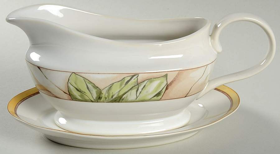 Pompeii Fruit Gravy Boat & Underplate by American Atelier-1