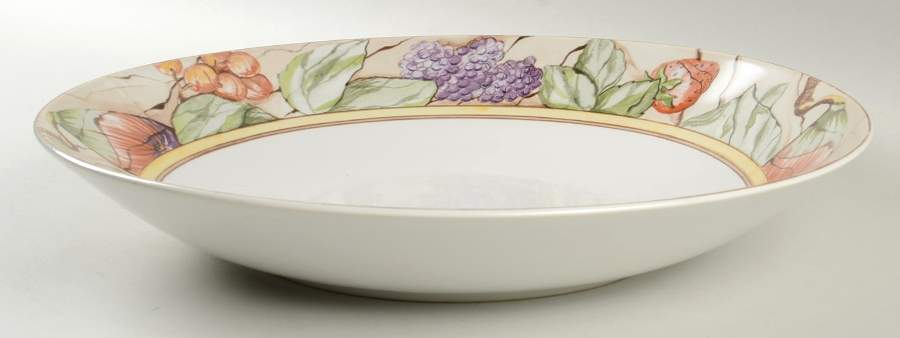 Pompeii Fruit 14" Pasta Serving Bowl by American Atelier-1