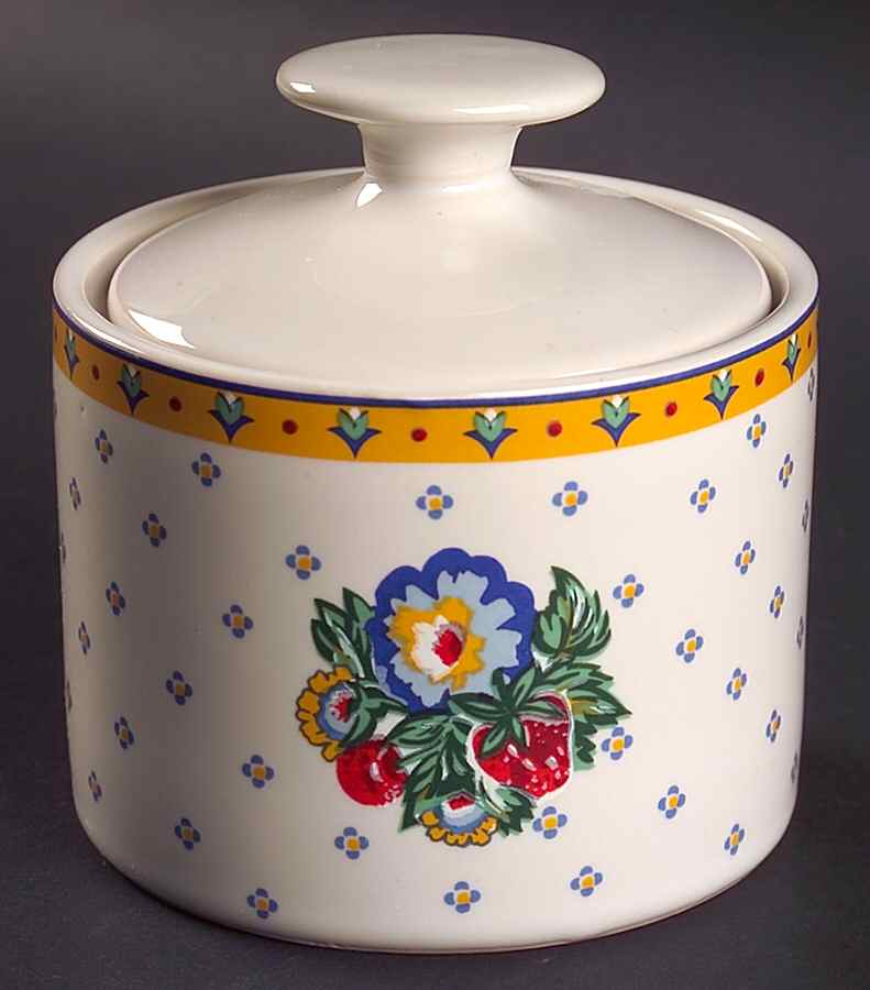 Printemps Sugar Bowl & Lid by American Atelier-1