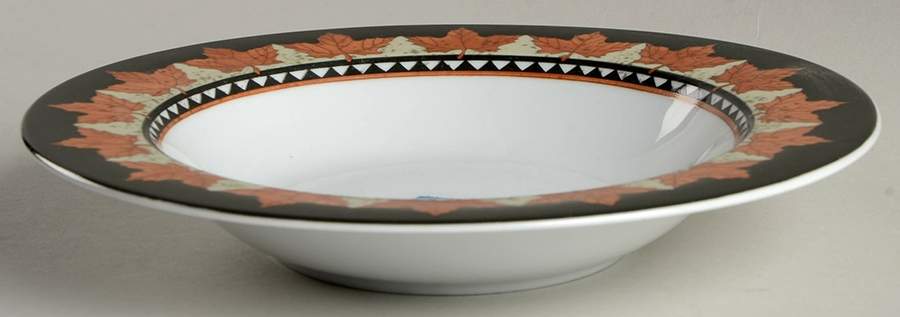 Sugar Maple Large Rim Soup Bowl by American Atelier-1