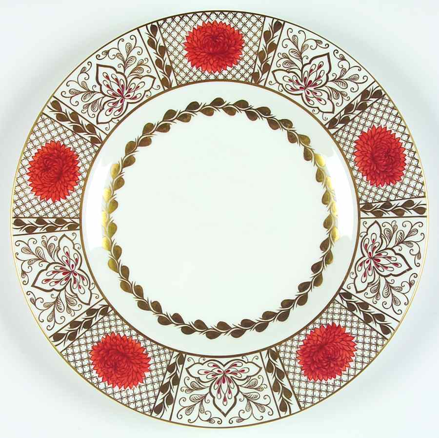 Empress Red Dinner Plate by Abbeydale-1