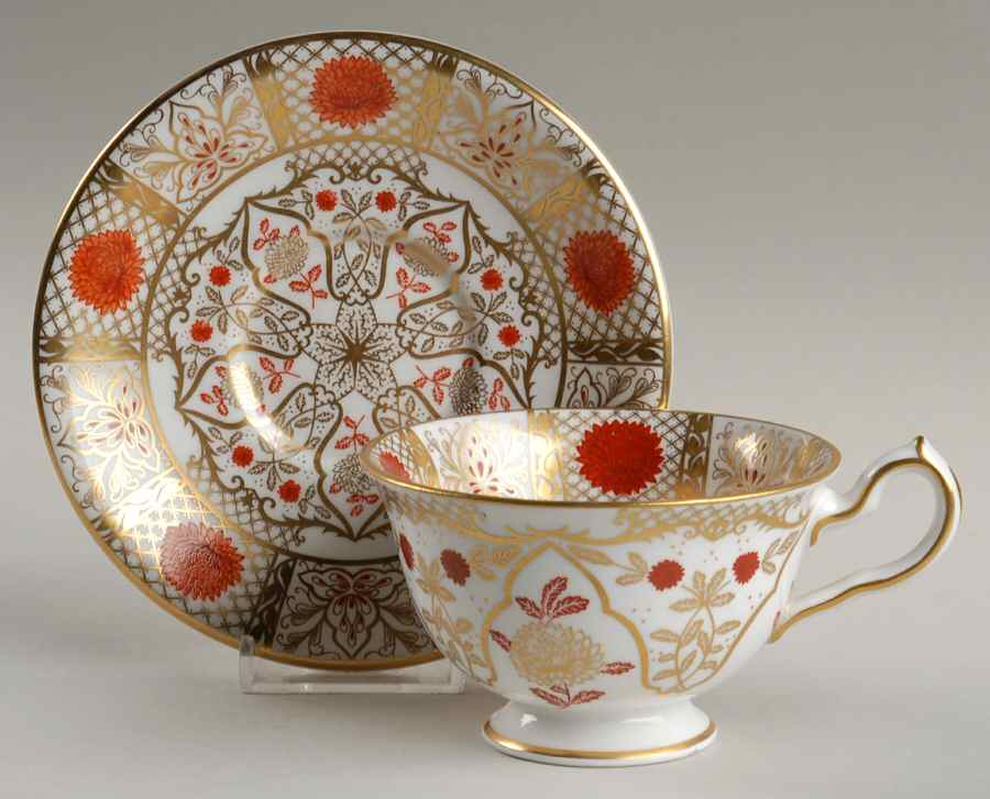 Imperial Footed Cup & Saucer Set by Abbeydale-1