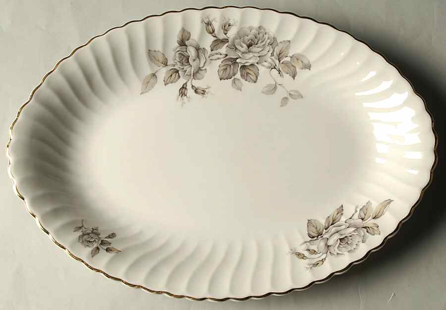 ABE8 14" Oval Serving Platter by Aberdeen-1